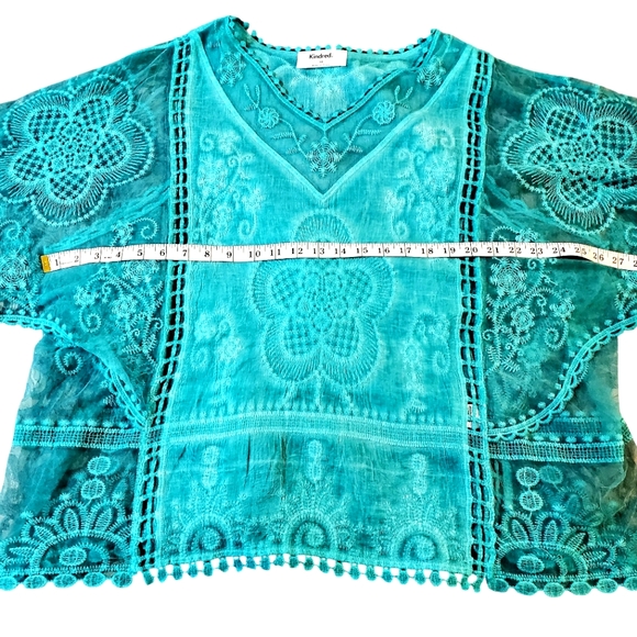 Embroidered Party/Cocktail Tops for Women, Size 3X - Picture 9 of 10